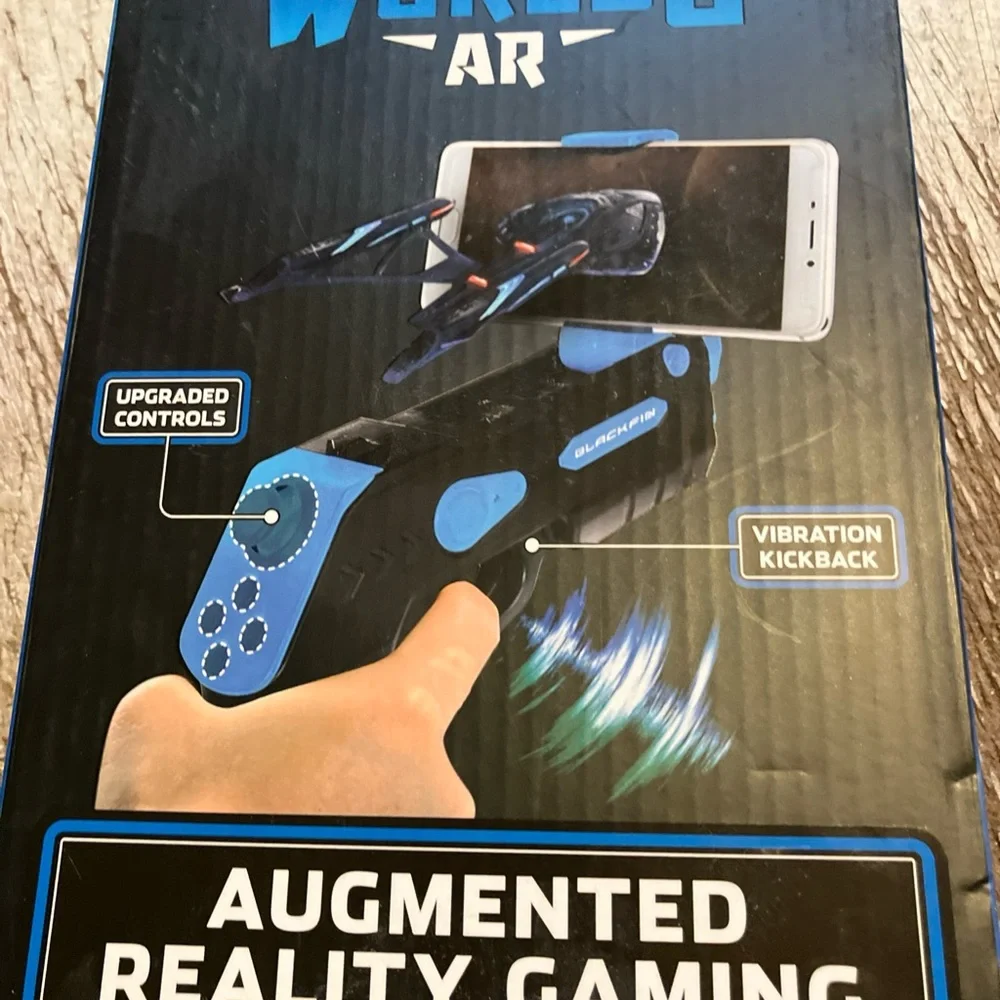 Worlds AR Augmented Reality Gaming Controller - Black and Blue